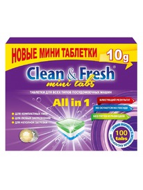 !   Clean&Fresh Allin1 mini tabs 100