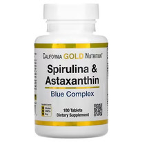 California Gold Nutrition, AstaBlue,   , 60 