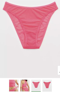 American eagle SMOOTHEZ Mesh High Cut Bikini ����� � ������������