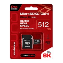 ����� ����-������ MicroSD 512 �� Qumo +SD ������� Pro seria UHS-1 U3