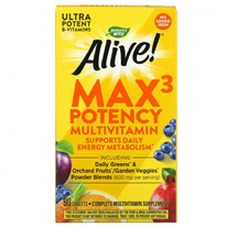 Natures Way, Alive! Max3 Daily,  ,   