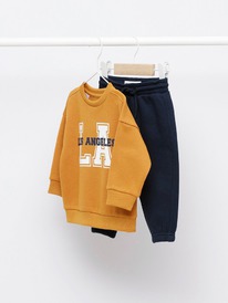 Lefties  CONJUNTO DE SUDADERA Y PANTALN DE FELPA Marino