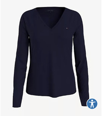 TH LONG-SLEEVE V-NECK T-SHIRT Desert Sky