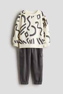 hm 2-teiliges Sweatshirt-Set