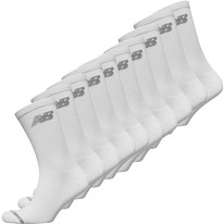 Mandmdirect New Balance Mens Ten Pack Cushioned Crew Socks White ���