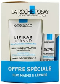 cocooncenter UK La Roche-Posay Lipikar Xerand Hand Cream 50 ml + Nutritic Lip 4.