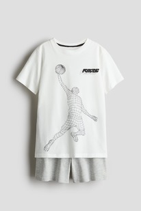 hm Pyjama aus Baumwolljersey