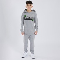 Mandmdirect MINECRAFT Boys Mav Minecraft Tracksuit Grey Melange