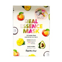 FarmStay Real Essence Mask 12 combo ������� ����� 12��