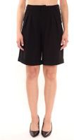 outlet46 AjC Damen Anzug-Shorts elegante kurze Hose Mode-Bermuda Schwarz oder Du