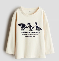 �� Long-sleeved T-shirt Light beige/Empower Together