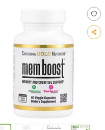 California Gold Nutrition, MEM Boost,      