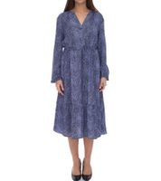 outlet46 Tamaris Damen Maxi-Kleid mit Volantrock Webkleid mit Tunnelzug 30989605