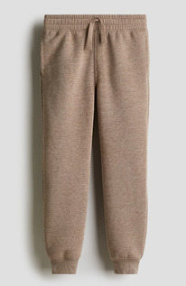 HM COTTON SWEATSHIRT JOGGERS Beige marl