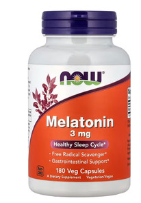 NOW Foods, ���������, 3 ��, 180 ������������ ������