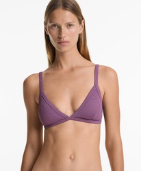 oysho Triangel-Bikinioberteil aus Rippstoff
