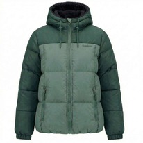 sportspar Reebok Puffer Damen Wende Winterjacke RBO21030-Hunter-Green