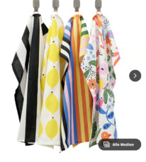 ikea RINNIG Geschirrtuch, bunt gemustert, 45x60 cm