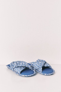 womensecret Blaues Hausschuh-Reiseset