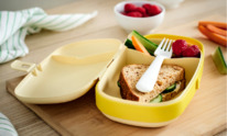 ikea KAPTENSFISK Lunchbox, gelb, 23x13x6 cm